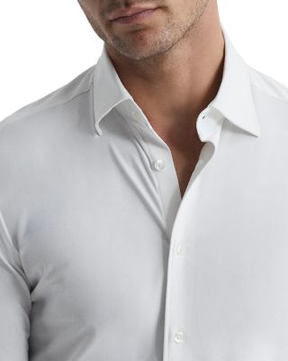 Voyager Stretch Performance Solid Regular Fit Button Down Travel Shirt