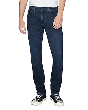 Shop Paige Federal Slim Straight Jeans In Jenkins Blue