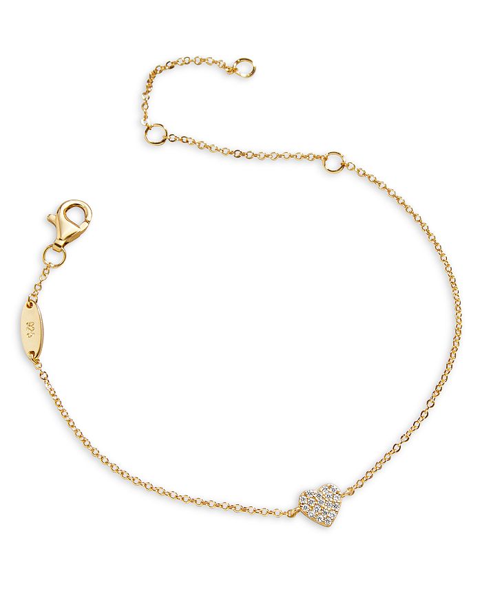 BAUBLEBAR Asymmetric Heart Bracelet in 18K Gold Plated Sterling Silver