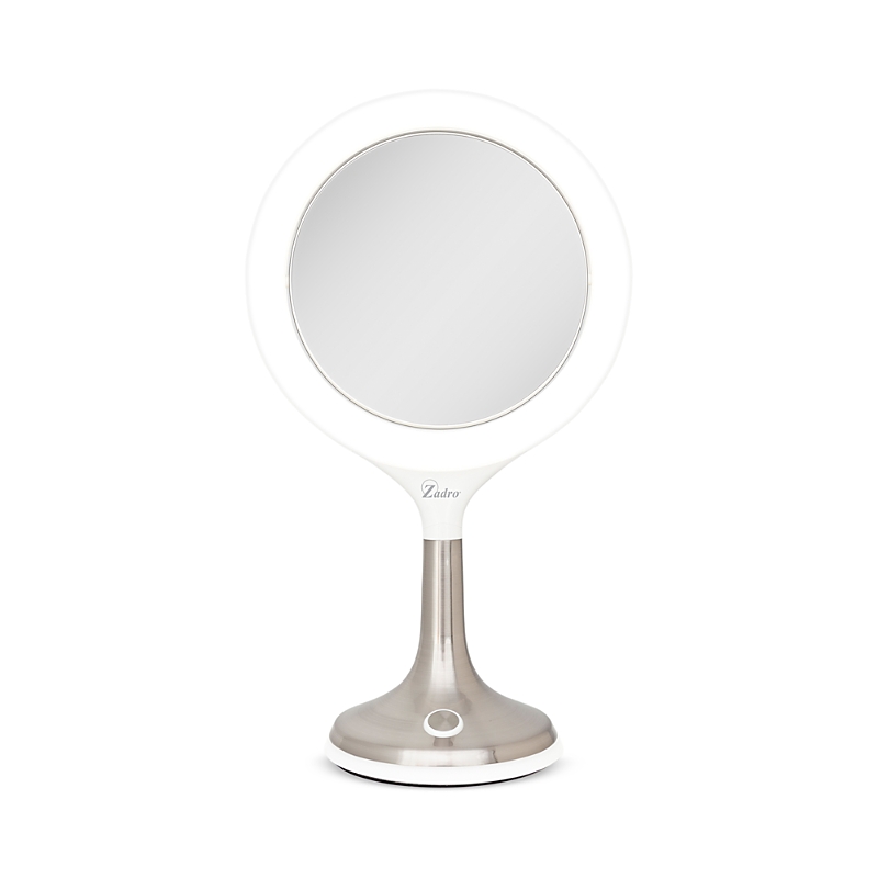 Zadro Mood Therapy Uv Free Led Ring Light & Vanity Mirror, 8x/1x Magnification In White