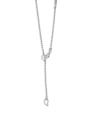 18K Yellow Gold & Sterling Silver Caviar Lux-Clip Diamond Bead Link Necklace, 16-18" - Exclusive