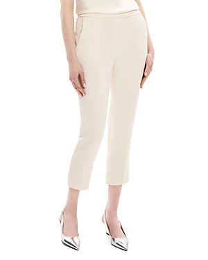 Theory Women's Treeca Pull-on Trousers In Rice