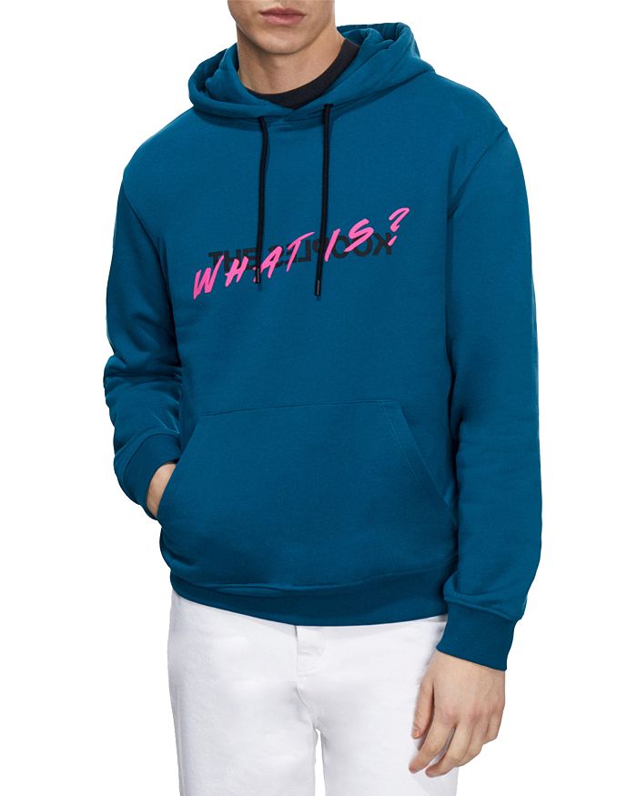The Kooples What Is Relaxed Fit Logo Hoodie Bloomingdale's