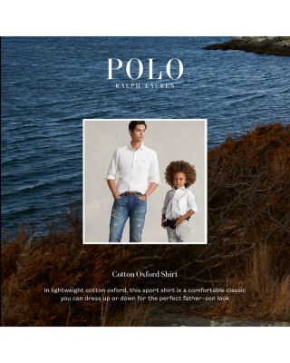 Classic Fit Long Sleeve Cotton Oxford Button Down Shirt