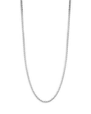 Sterling Silver 4mm Mariner Link Chain Necklace, 24