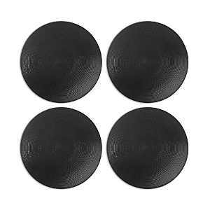 Shop Lenox Lx Collective Accent Plates, Set Of 4 In Black