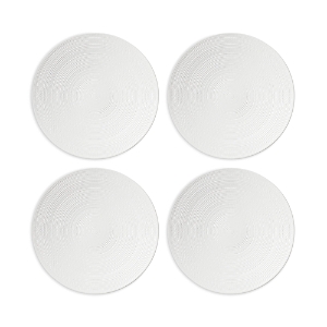 Shop Lenox Lx Collective Accent Plates, Set Of 4 In White