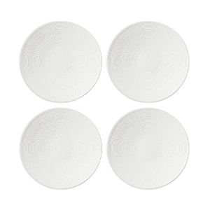 Lenox Lx Collective Accent Plates, Set Of 4 In White