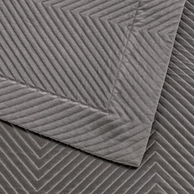 Lux Herringbone Coverlet, King