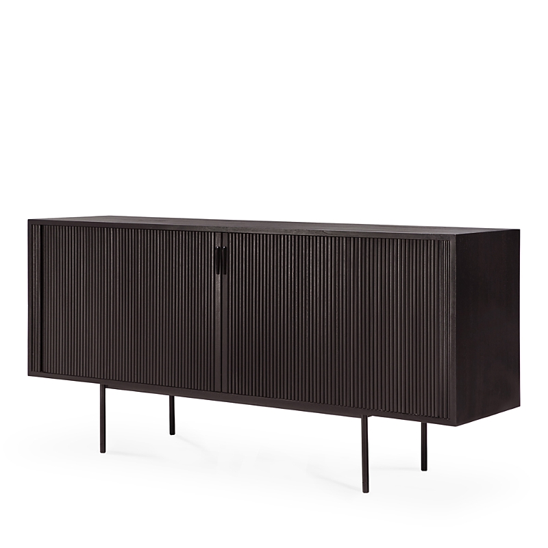 Ethnicraft Roller Max 66 Sideboard In Teak Off Black