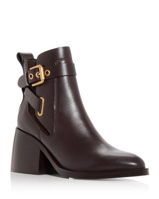 See by Chloé - Women's Averi Block Heel Booties