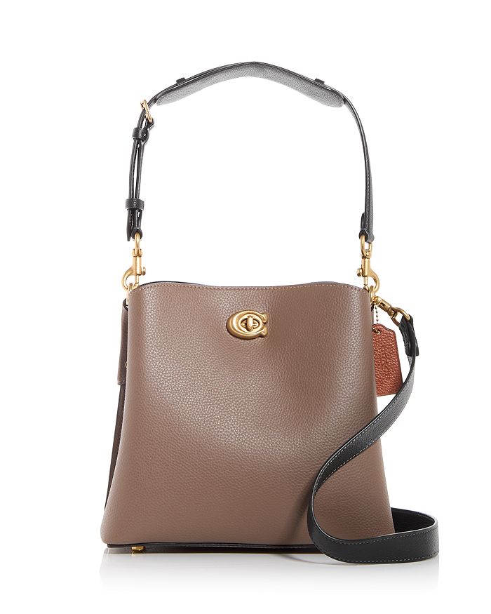 COACH Brown Leather Bucket Bag