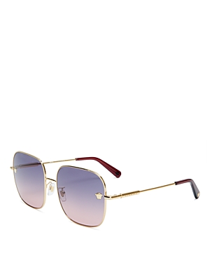 Versace Square Sunglasses, 59mm In Blue