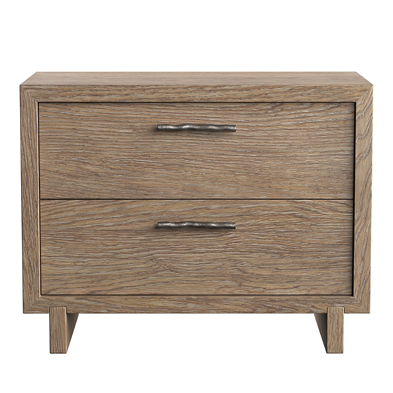 Bernhardt Casa Paros 2-drawer Nightstand In Dark Brown