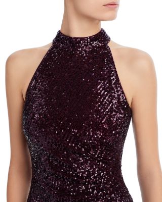 eliza j sequin mock neck cocktail dress 6105781_670