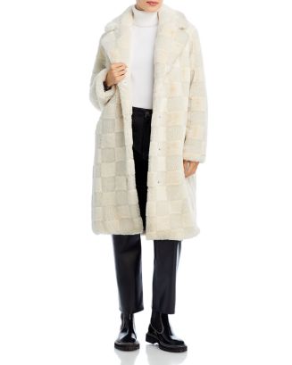 Apparis Tikka Checkerboard Coat | Bloomingdale's
