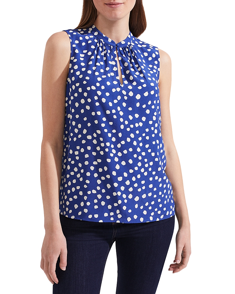 Hobbs London Heidi Top In Deep Blue