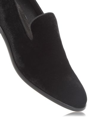 Men's Velvet Slip On Formal Loafers - Exclusive