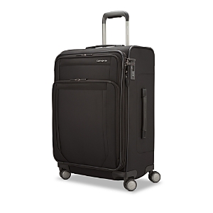 Samsonite Lineate Dlx Medium Expandable Spinner In Black