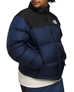 Shop The North Face 1996 Retro Nuptse Down Puffer Jacket In Summit Navy/tnf Black