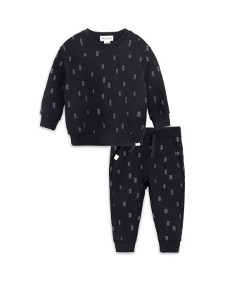 Miles The Label - Boys' Printed Long Sleeved Sweatshirt & Pants Set - Baby