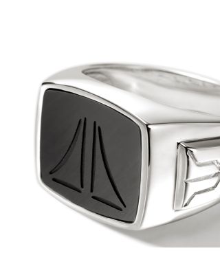 Sterling Silver Onyx Signet Ring