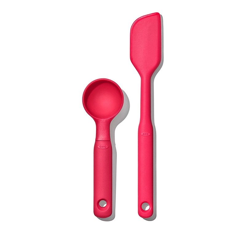 Oxo Cookie Scoop And Spatula Set In Pink