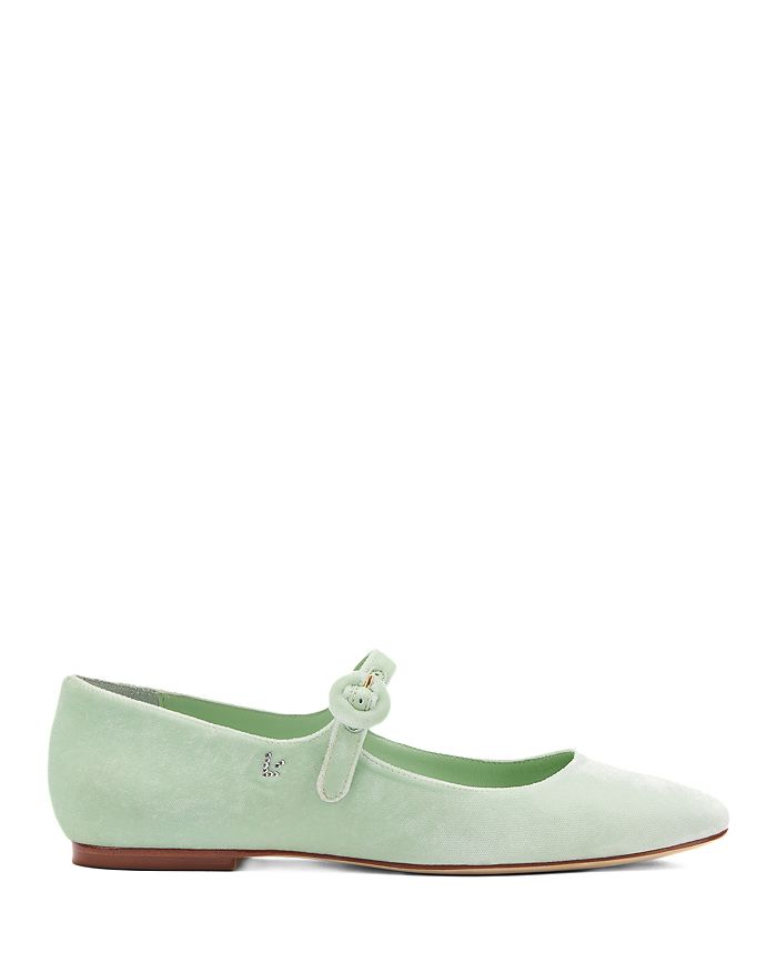 Larroudé Women's Blaire Ankle Strap Mary Jane Ballet Flats | Bloomingdale's