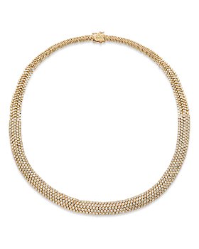 Bloomingdale's - Diamond Bezel Collar Necklace in 14K Yellow Gold, 7.0 ct. t.w.