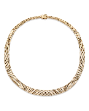 Bloomingdale's Diamond Bezel Collar Necklace in 14K Yellow Gold, 7.0 ct. t.w.