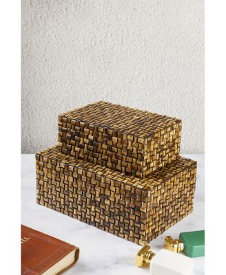  Nomad Decorative Boxes, Set of 2