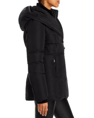 Adali Asymmetric Hooded Coat