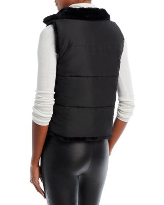 Callum Reversible Faux Fur Zip Vest
