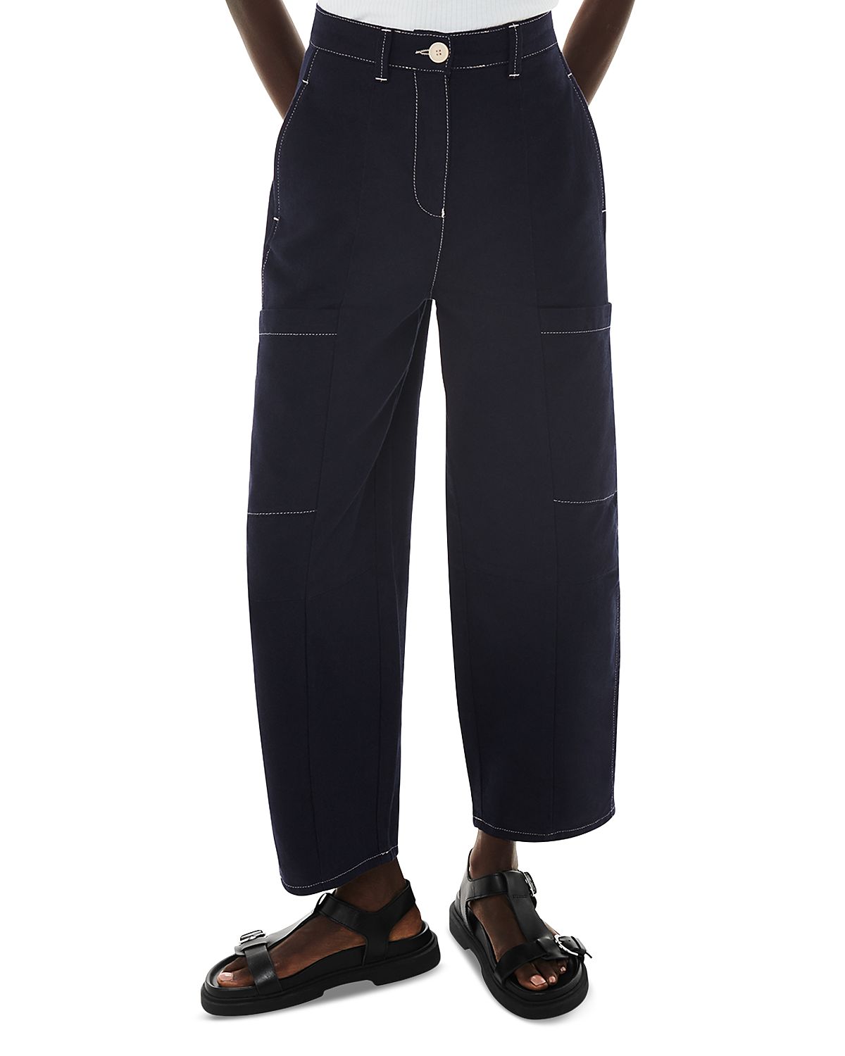 Whistles Meg Tab Detail Trousers