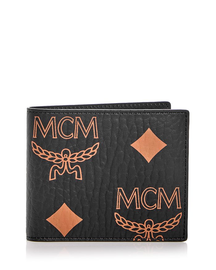 MCM Aren Maxi Visetos Small Bifold Wallet | Bloomingdale's