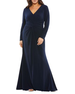 Twist Front Jersey Gown