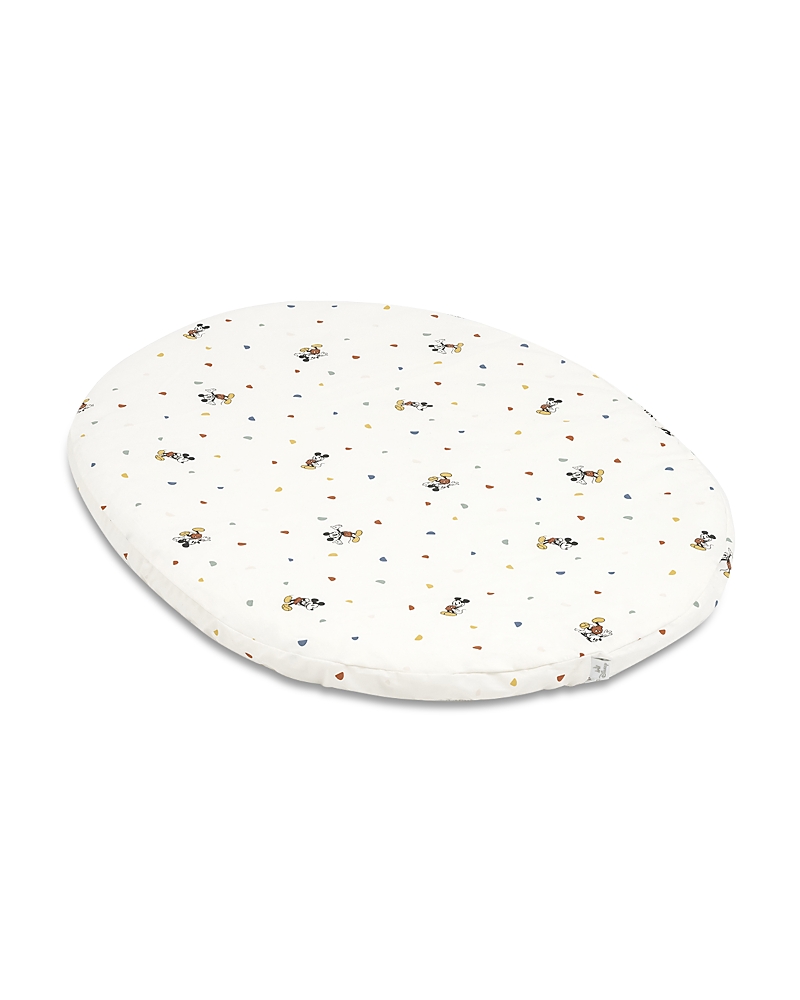 STOKKE SLEEPI MINI FITTED SHEET MICKEY CELEBRATION