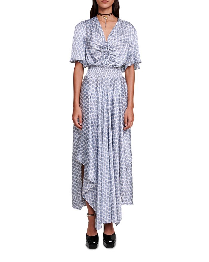 Maje Rachelona Asymmetric Hem Dress | Bloomingdale's