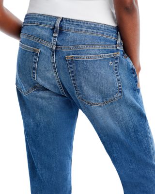 Dre Low Rise Ankle Slim Boyfriend Jeans in Julienne