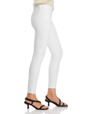 Hoxton High Rise Ankle Skinny Jeans in Crisp White