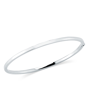 Roberto Coin 18K White Gold Oval Bangle Bracelet