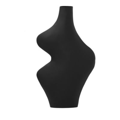 Tarri Black Steel Vase