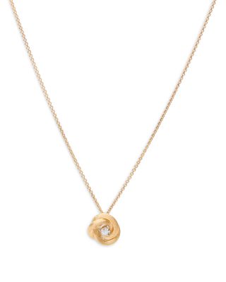 Marco Bicego - 18K Yellow Gold Jaipur Link Diamond Pendant Necklace, 16.5"