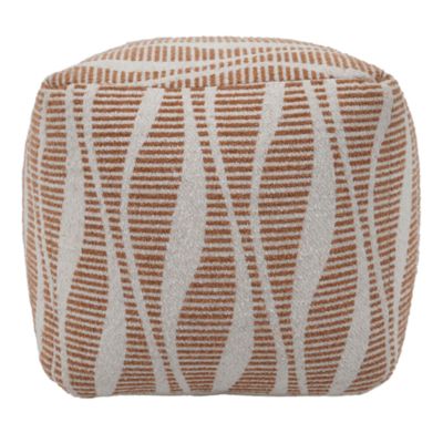 Ember Woven Pouf