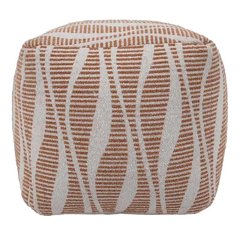 Tov Furniture Ember Woven Pouf
