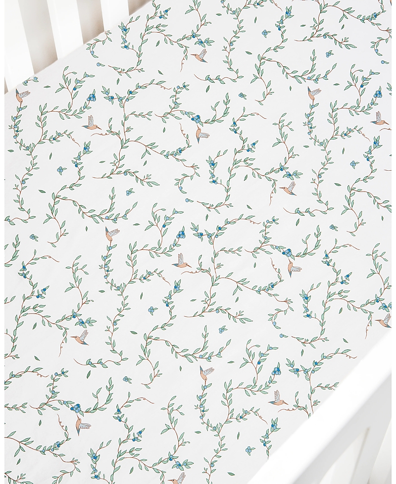 Gooselings Secret Garden Crib Sheet