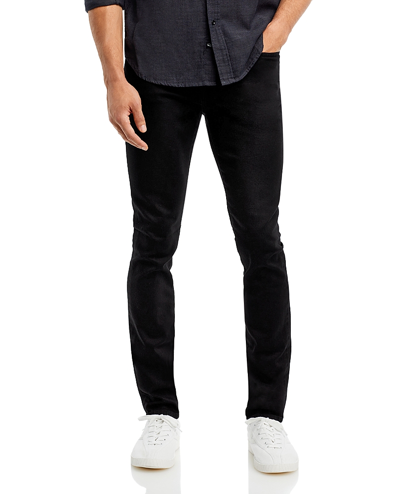 Frame Lhomme Slim Mid-rise Jeans In Black