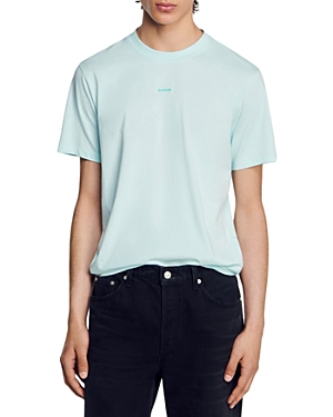 Sandro Tee In Mint Blue