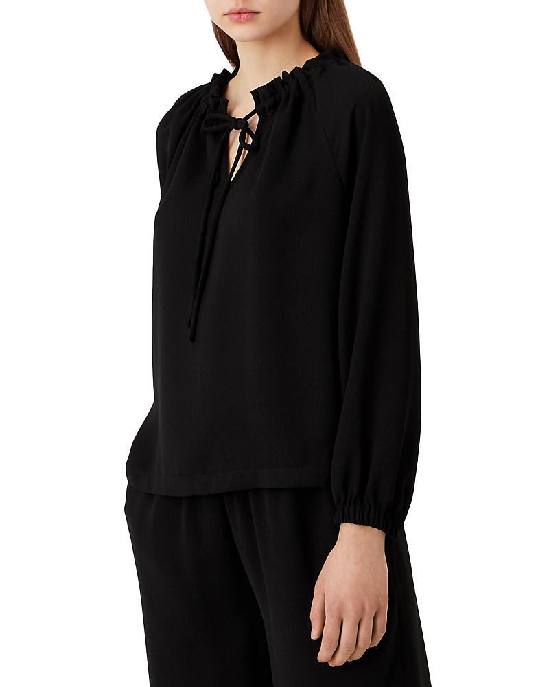 ARMANI COLLEZIONI TIE NECK BLOUSE
