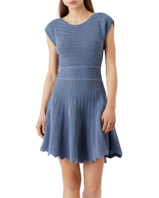 armani collezioni blue dress Armani Collezioni Size 10 Blue Duster  Renee's Resale Clothing Outlet